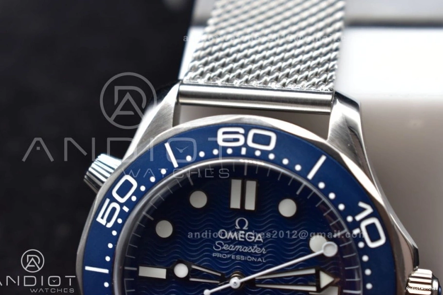 on Mesh DailyWear A Bond Bracelet 60th 1065 Edition 300M Best VSF anniversary 42mm Seamaster James 0416